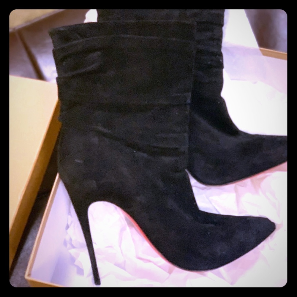 Christian Louboutin Ishtar Booty 120 velours